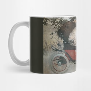 Ramon Casas And Pere Romeu In An Automobile Mug